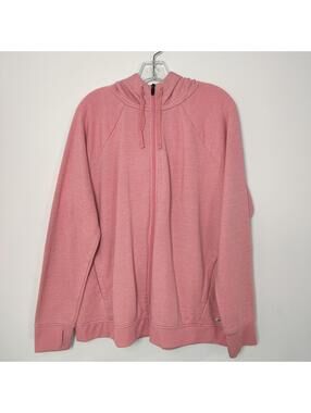 Athletic Works Pink Full-Zip Hoodie Women's Size XXL Activewear